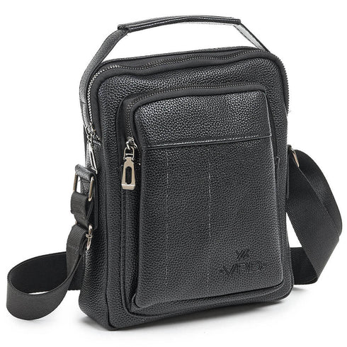 Verde Ανδρική Τσάντα Ώμου/Χιαστί 13-0102 Μαύρο